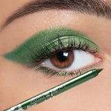 Oklulu Matte Eyeliner Lip Liner Pencil 2in1 Waterproof Long Lasting Glitter No Blooming Easy To Wear Black Green Eyes Makeup Cosmetic