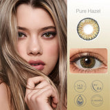 OKLULU Colored Contact Lenses For Eyes 1 Pair Color Contact Lenses 3 TONE Color Lens Eyes Contacts