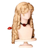 OKLULU  -  Cosplay Wig Headgear Duchess Blonde Curly Lolita Roman Curls Wig Elegant Vintage Wig for Women