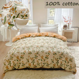 Bonenjoy 1pc Quilt Cover 100% Cotton Home Bed Linen Floral Duvet Covers Skin-friendly Bed Covers 이불커버세트 (Pillowcase Need Order)