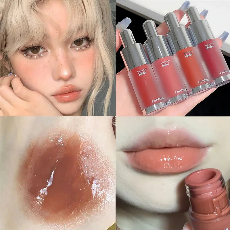 Oklulu Lip Gloss Mirror Water Liquid Lipstick Moisturizing Lasting Non-stick Cup Lips Glaze Waterproof Women Lips Makeup Cosmetic