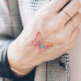 OKLULU  -  Dreamy Butterfly Waterproof Temporary Tattoo Sticker, for use on arms and neck, Long-lasting, Realistic, Fake Tattoo