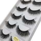 OKLULU  -  Wholesale 10Boxes 5Pairs Natural 3D Mink False Eyelashes Makeup Fake False Eyelash Extension Faux Cils Make Up Beauty G800 G806