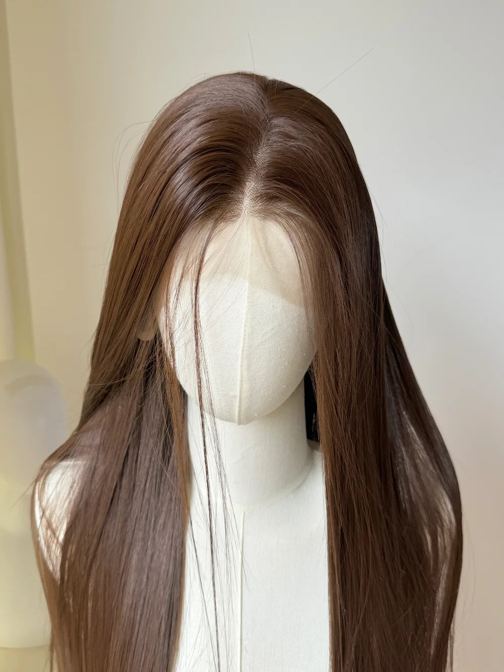 OKLULU  -  Brown Wig 13*4 Lace Front Wig for Women Long Straight Hair High Quality Heat Resistant Synthetic Wigs for Daily Use Cosplay