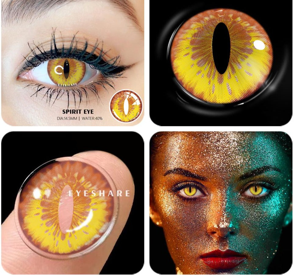 Color Contact Lenses For Eyes Anime Cosplay Colored Lenses Blue Purple Multicolored Lenses Contact Lens Beauty Makeup