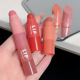 OKLULU  -  Multicolour 4 In 1 Matte Lipstick Nude Pink Red Lip Liner Pen Long Long Waterproof Crayon Lipstick Pencil Lips Makeup Cosmetic