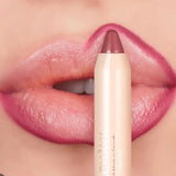 Oklulu Waterproof Matte Contouring Lipstick 8 Colors Lasting Velvet Lip Liner Pen Non sticky Cup Sexy Red Lips Pencil Makeup Cosmetics