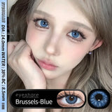 OKLULU  -  1Pair Colored Contact Lenses for Eyes Natural Look Gray Eye Lenses Brown Contacts Blue Lenses Green Eye Lens Yearly