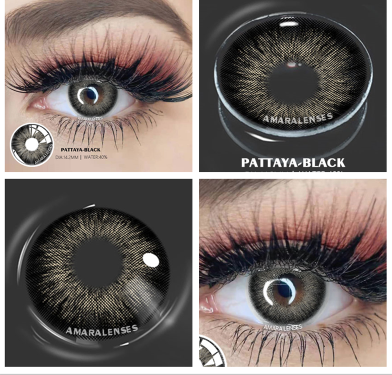 Natural Colored Contacts Lenses Brown 2pcs Contacts Beautful Pupils Color Contacts Yearly Makeup Cosmetic Contact Lens