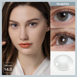 OKLULU Natural Eye Color Lenses Color Contact Lenses For Eyes Gray Lens Colored Contact Lenses Beauty Pupils Eye Lenses