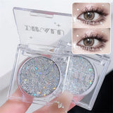 OKLULU  -  Shiny Heart Sequin Glitter Gel Silver Eyeshadow Cream Blue Pink Gold Star Nail Loose Sequins Glue Halloween Body Face Eye Makeup