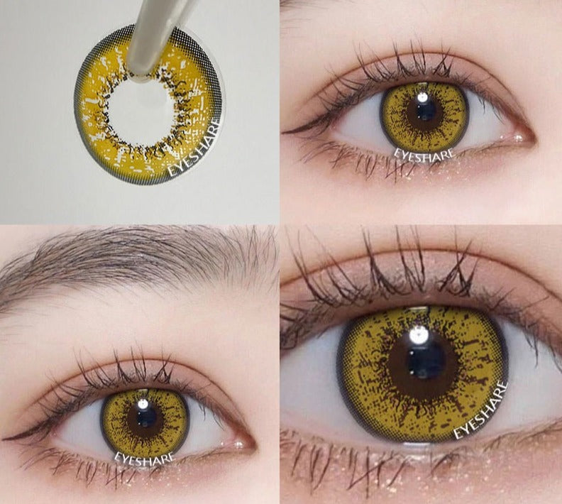 2pcs Colored Contact Lenses For Eyes Cosplay Colored Lenses Blue Contact Lens Yearly Beautiful Pupil Eyes Contact Lens