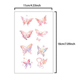 OKLULU  -  Dreamy Butterfly Waterproof Temporary Tattoo Sticker, for use on arms and neck, Long-lasting, Realistic, Fake Tattoo