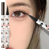 OKLULU  -  Liquid Eyeliner Lying Silkworm Eyelash Pen Quick Dry Waterproof Long-lasting Black Brown Eyeliner Pencil Beauty Eyes Makeup Tool