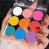 Oklulu Long-lasting Fresh And Retro Anti Pollution Eye Shadow High Color Rendering Blue-green Eye Shadow Eyes Makeup Tool Palette