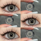 1Pair Colored Contact Lenses for Eyes Fast Delivery Brown Lenses Gray Pupils Lens Green Eye Lenses Blue Eye Lens Yearly