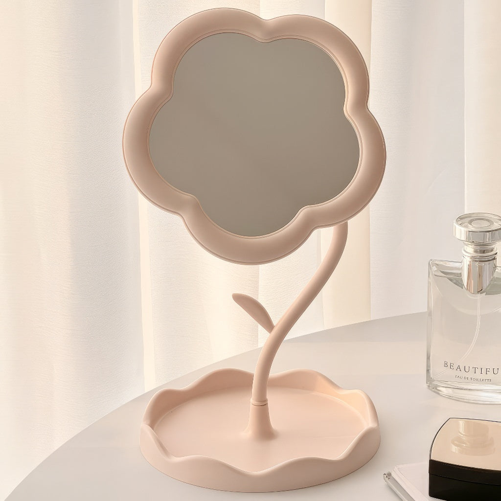 OKLULU  -  Flower Shaped Makeup Mirror