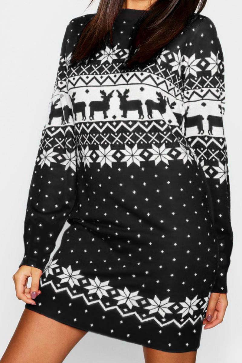 Oklulu Christmas Winter Dress