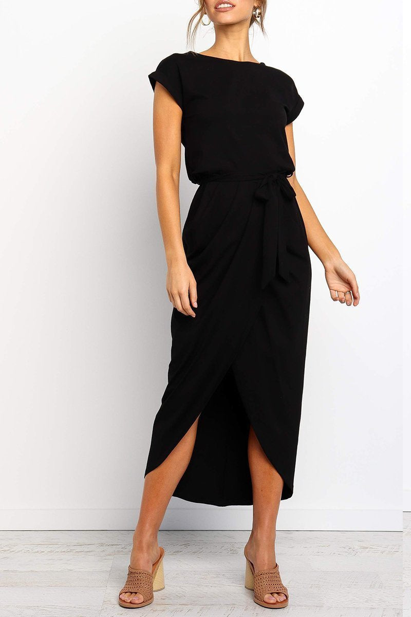 Oklulu After Midnight Ankle Length Midi Dress(4 Colors)