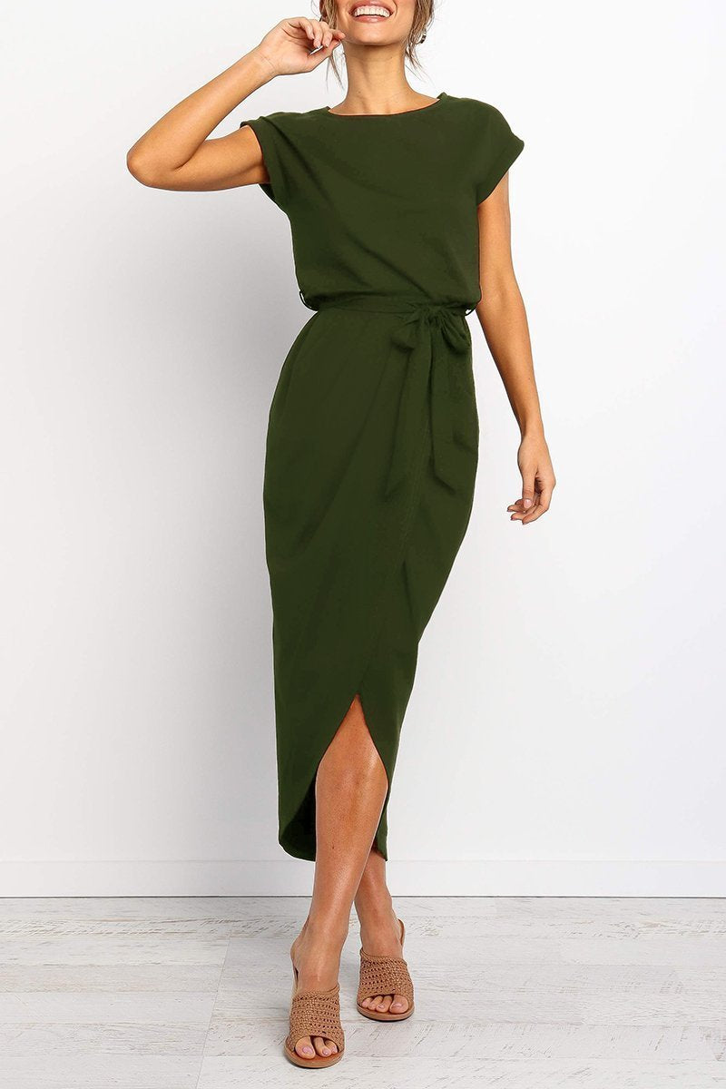 Oklulu After Midnight Ankle Length Midi Dress(4 Colors)