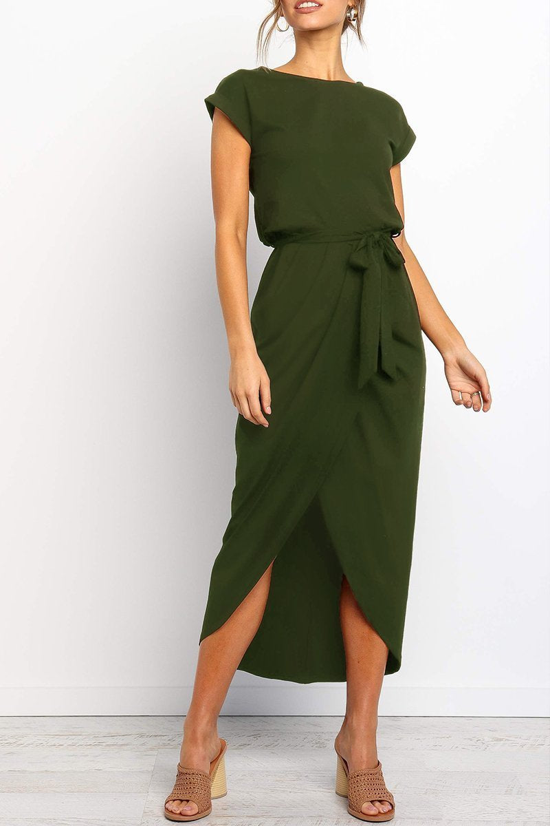 Oklulu After Midnight Ankle Length Midi Dress(4 Colors)