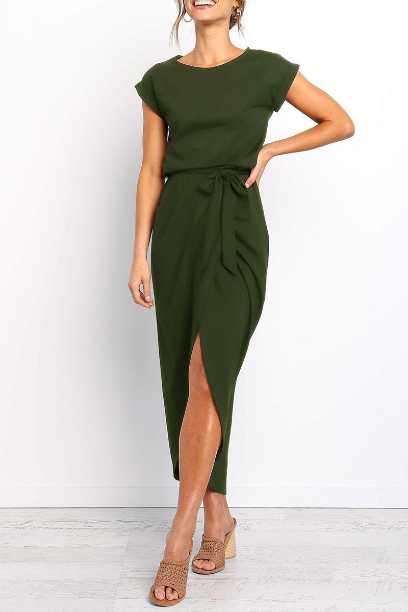 Oklulu After Midnight Ankle Length Midi Dress(4 Colors)