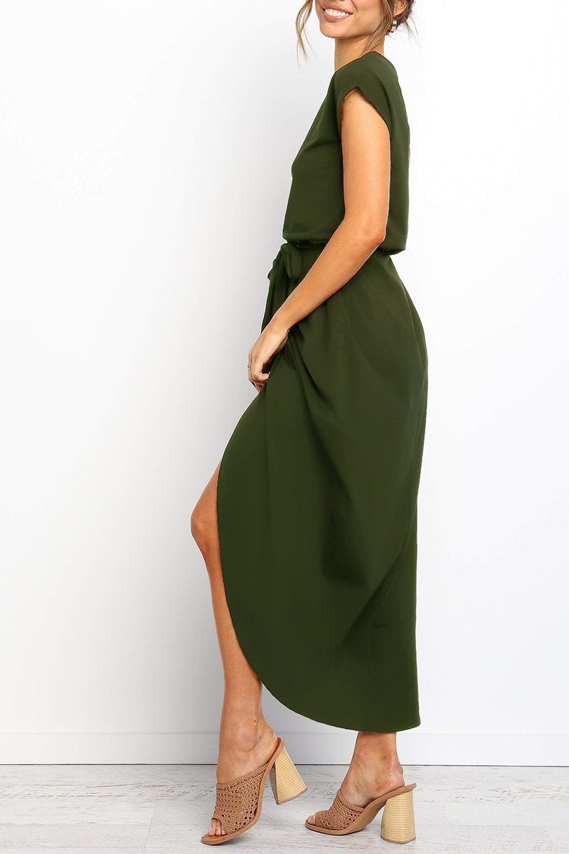 Oklulu After Midnight Ankle Length Midi Dress(4 Colors)