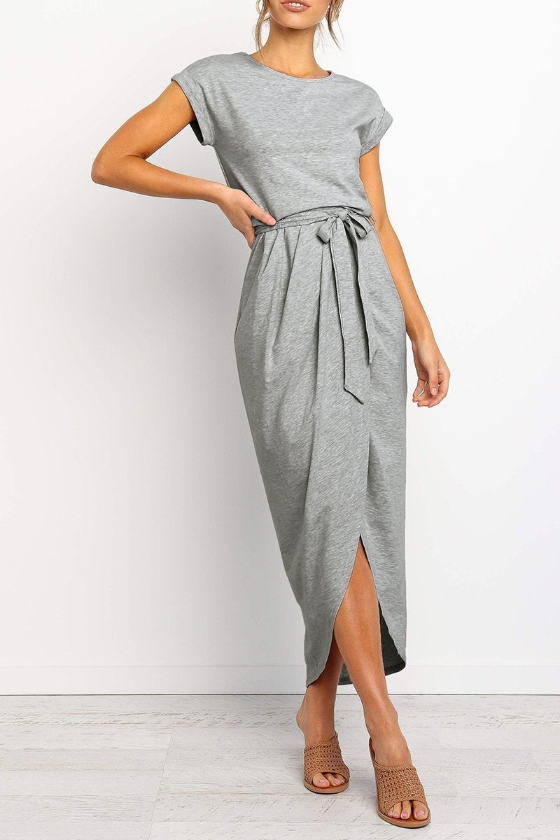 Oklulu After Midnight Ankle Length Midi Dress(4 Colors)