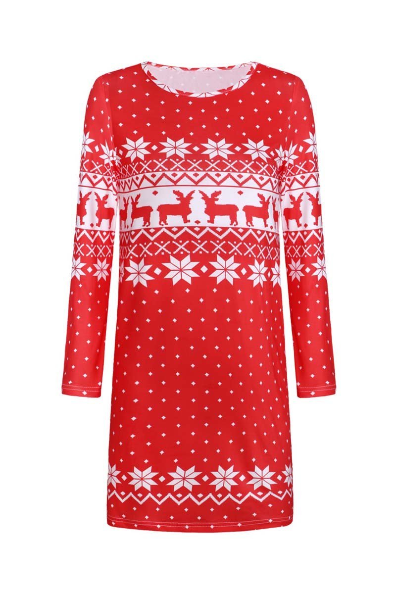 Oklulu Christmas Winter Dress