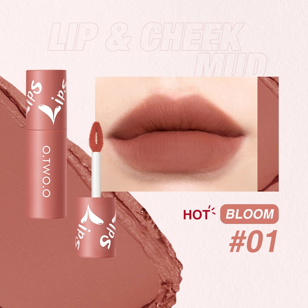 Velvet Matte Lipstick Lightweight Liquid Lipstick Cosmetics Non Sticky Lip Glaze Waterproof Long Lasting Lip Tint Makeup