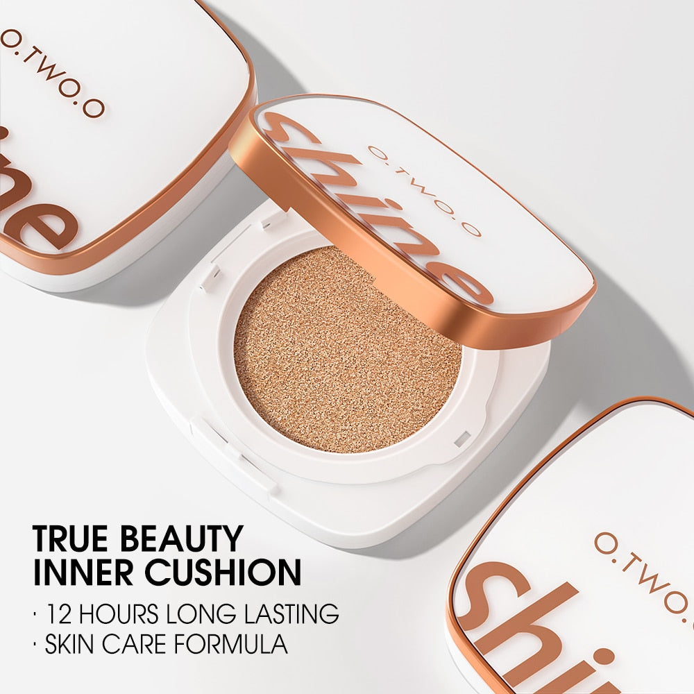 BB Cream Air Cushion CC Cream Concealer Brighten Makeup Base Long Lasting Foundation Cushion Compact With Makeup Puff