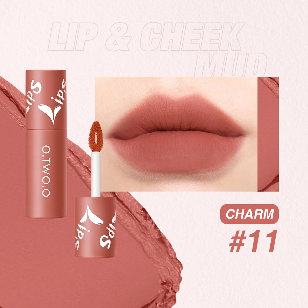 Velvet Matte Lipstick Lightweight Liquid Lipstick Cosmetics Non Sticky Lip Glaze Waterproof Long Lasting Lip Tint Makeup