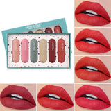 NEW 6 colors/set Lipstick Matte Lipstick Waterproof Lip Makeup Lipstick Matte Long Lasting Moisturizing TSLM1
