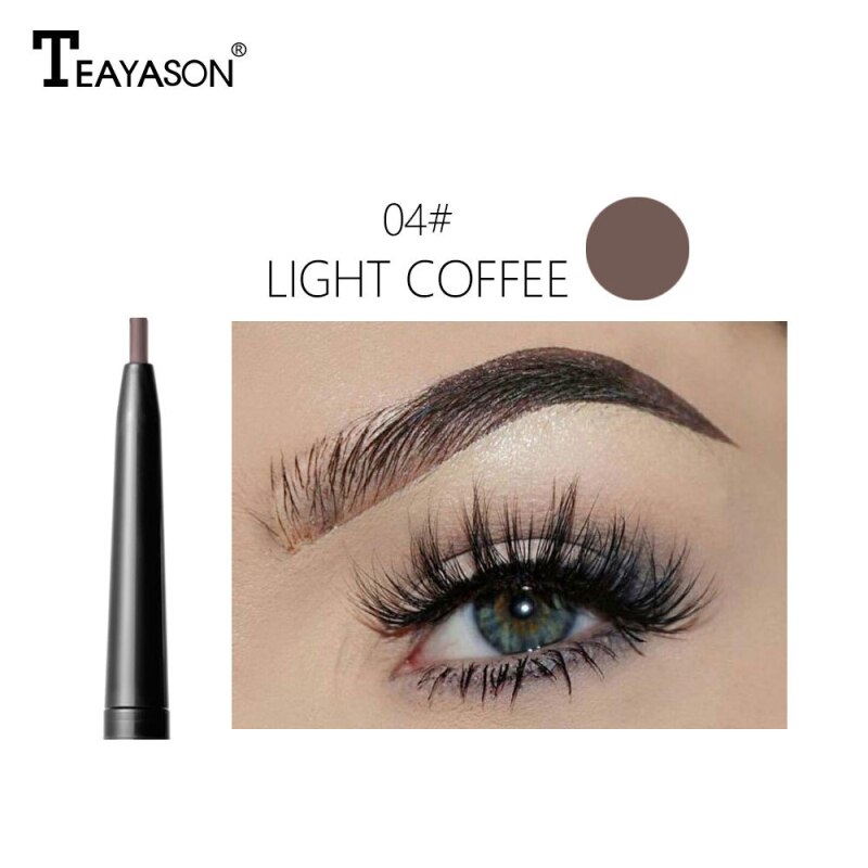 1.5mm Super Fine Eyebrow Pencil Double Rotate Automatic Brow Pencil Waterproof Non-Removable Makeup Pencil TSLM1