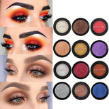 Waterproof Matte Metallic Eyeshadow Lasting Non-blooming Makeup Palette Easy To Wear Shimmer Glitter Fashion Eye Cosmetic TSLM1