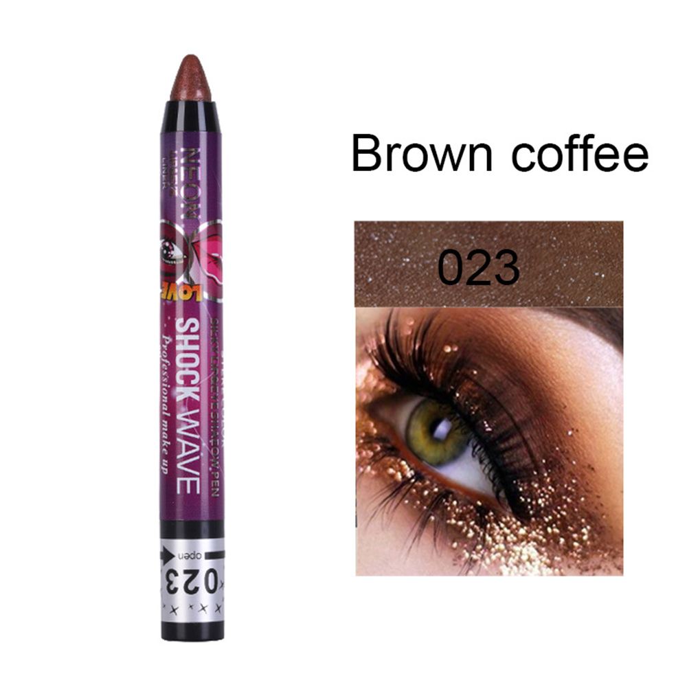 Waterproof 2 In 1 Eyeshadow Stick Pencil & Lip Pen Long-lasting Colored Gradient Shimmer Eyeshadow Highlighter Makeup