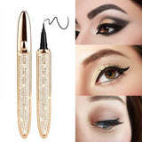 Magic Self Adhesive Lashes Eyeliner Long Lasting No Glue Non Blooming Quick Drying Eyelashes Sticking  Eye liner Pencil 6 color