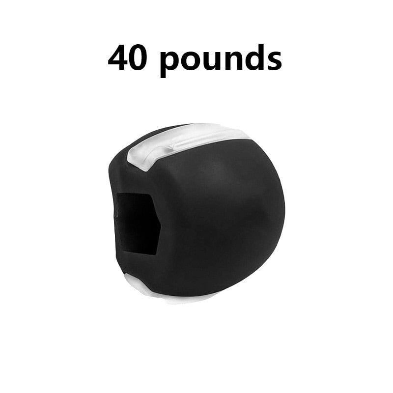 Food-grade Silica Gel Jaw Exercise Line Ball Muscle Trainin Fitness Ball Neck Face Toning  Jaw Muscle Training Face lift