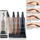 6 Colors Long Lasting Eyebrow Gel Waterproof Dyed Brow Professional Natural Eyebrow Enhancers Cream EyeBrows Makeup Cosmetics