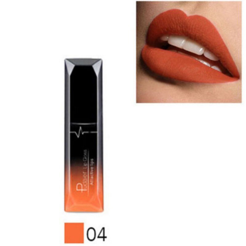 Matte Velvet Lip Gloss Lipstick Glossy Nude Sexy Red Lip Tint 21 Colors Waterproof Long Lasting Women Fashion Lips Makeup 1PCS