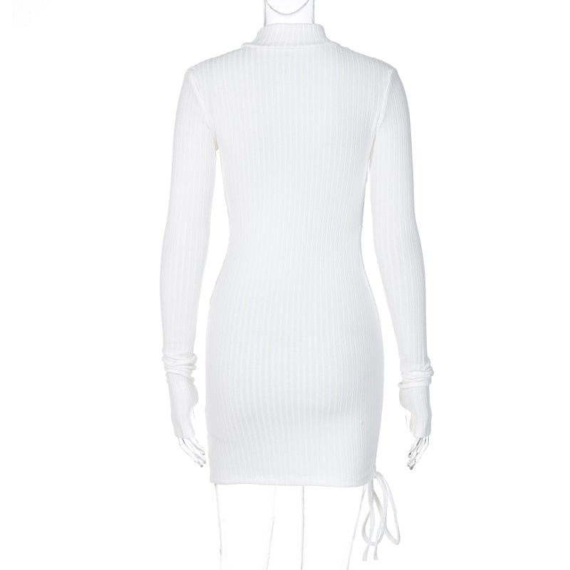 Long Sleeve Knit Bodycon Dress