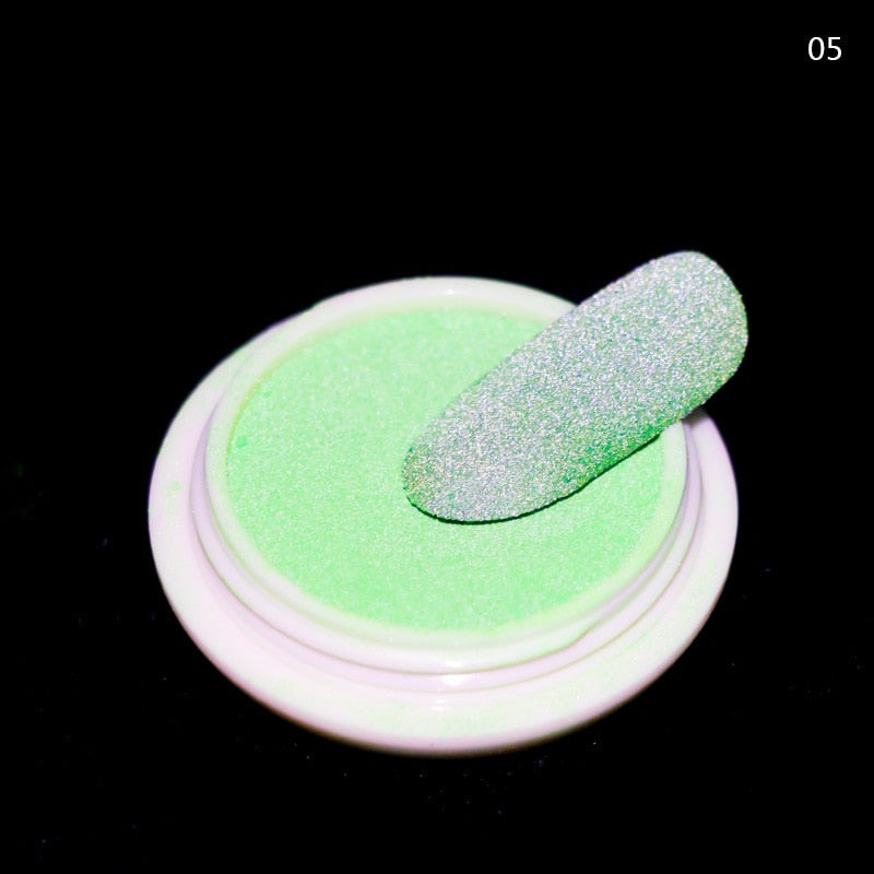 1 Box New Nails Bundy Powder Nightclub Charms Glitter Chrome Pigment Dust Manicure DIY Art Decoration