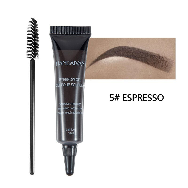 6 Colors Long Lasting Eyebrow Gel Waterproof Dyed Brow Professional Natural Eyebrow Enhancers Cream EyeBrows Makeup Cosmetics