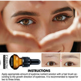 Oklulu 30ml Eyebrow Enhancer Growth Serum 100% Natural Liquid Oil High Quality Thick Curling Lengthening Eyebrow Growth Makeup TSLM1