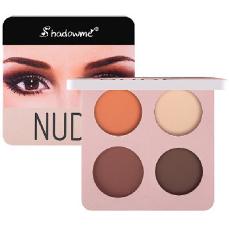 Eye Shadow 4 Color Eye Shadow Palette  Dark Blue Wine Red Eye Shadow Palette Shimmer Pigment Waterproof Mineral Balm TSLM1