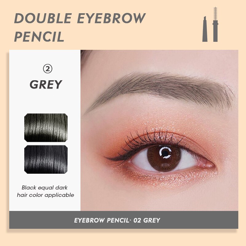 Quick Dry Waterproof Eye Liner Pencil  Dual Head Black Eyeliner Pen Liquid Girl Face Eye Make Up Comestics Accessories