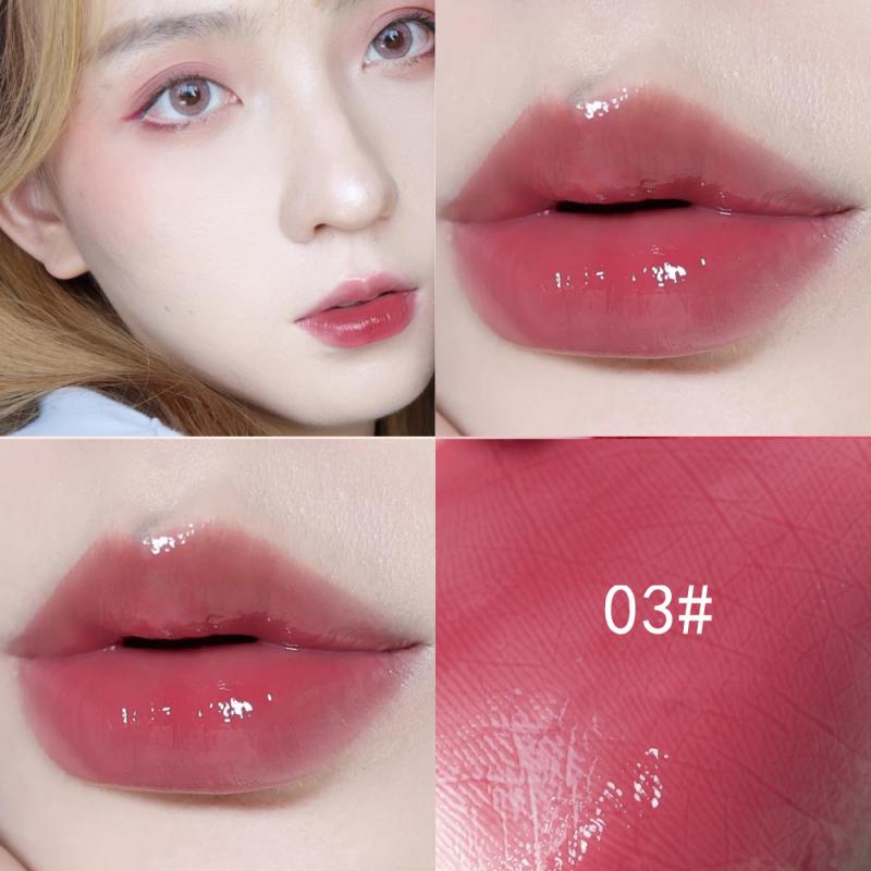 TEAYASON Lip Glaze Air Lip Glaze Set Lip Gloss Lipstick Colorless Transparent Lip Gloss Shining Lip Glass Makeup TSLM1