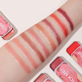 Multifunctional Makeup Palette 3 IN 1 Lipstick Blush For Face Eyeshadow Lightweight Matte Lip Tint Natural Face Blush