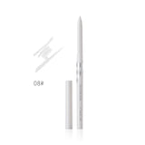 Multi-Purpose Eyeliner Bright Color Waterproof Eye Liner Eyes Makeup Rotatable Automatic Delineador White Eyeliner Gel Pen TSLM2