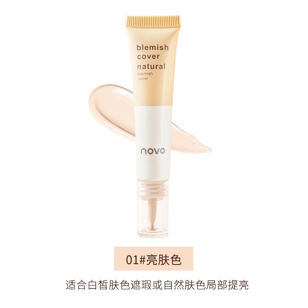 Smooth Concealer Liquid Foundation Cream Cover Acne Dark Circles Moisturizing Full Coverage Waterproof Natural Brighten Makeup